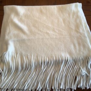 Large cream scarf/pashmina/ wrap